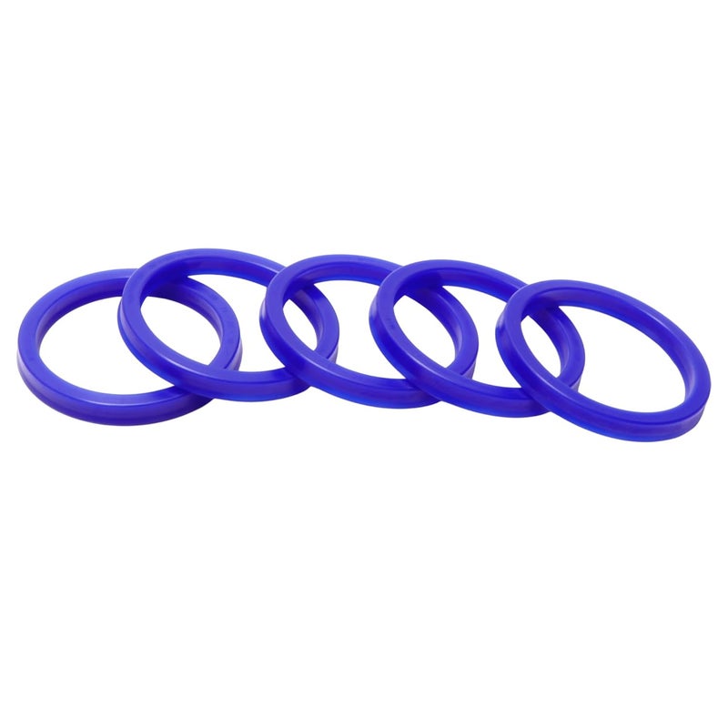 TUCKBOLD Universal Oil Seal UN Lip Seal Ring Rotary Shaft Seal 75x90x10mm High Pressure TPU Blue 5 Pcs - Image 1